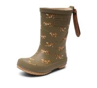 Bisgaard Unisex Kinder Basic Rubber Rain Boot, Safari, 28 EU