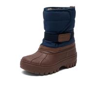 Winterstiefel BISGAARD "pacson", Kinder, Gr. 32, blau (navy), Textil, Synthetik, sportlich, Schuhe, Klettstiefel mit Lammwolle, Größenschablone zum Download (99188730-32) navy