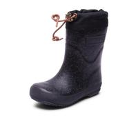 Bisgaard Unisex Kinder Thermo Gummistiefel, Schwarz Glitter-Schwarz, 20 EU
