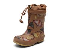 Bisgaard Unisex Kinder Thermo Rain Boot, Camel Flowers, 36 EU