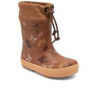 Bisgaard gefütterter Kindergummistiefel FALLEN LEAF braun 34