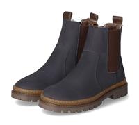 Bisgaard Kinder Chelsea Boots/Winterstiefeletten NEO Lamb Dunkelblau Rauleder, Größe:30, Farbauswahl:blau