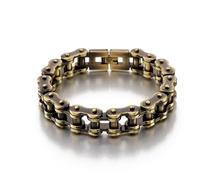 BISONBLUE Armbänder Herren Armband Geschenk Armreif Punk 12Mm Fahrradkette Armband Männer Motorrad Link 230Mm Mode