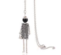 BISONBLUE Halskette für Damen Anhänger Frauen Herren Kette Pulloverkette Lange Halskette Dame Große Halskette Anhänger Ketten Geschenke Xr1000-N