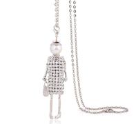 BISONBLUE Halskette für Damen Anhänger Frauen Herren Kette Pulloverkette Lange Halskette Dame Große Halskette Anhänger Ketten Geschenke Xr1000-O