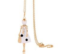 BISONBLUE Halskette für Damen Anhänger Frauen Herren Kette Pulloverkette Lange Halskette Dame Große Halskette Anhänger Ketten Geschenke Xr1000-Q