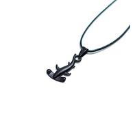 BISONBLUE Halskette Herren Anhänger Chain Ketten Dame Geschenk Bohemia Hammerhai-Halskette, Handgefertigt, Geflochtenes Seil, Tiere, Anhänger, Halskette, Verstellbar, Für Herren Und Damen, Gesche