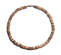 BISONBLUE Halskette Herren Anhänger Chain Ketten Dame Geschenk Natürliche Holz Halskette Männer Minimalistische Halskette Für Hombre Junge Vintage Kokosnuss Shell Kurze Halskette Geschenk Für Ihn