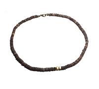 BISONBLUE Halskette Herren Anhänger Chain Ketten Dame Geschenk Natürliche Holz Halskette Männer Minimalistische Halskette Für Hombre Junge Vintage Kokosnuss Shell Kurze Halskette Geschenk Für Ihn