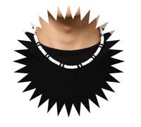 BISONBLUE Halsketten Anhänger Herren Schmuck Damen Kette Männer Frauen Einfache Boho-Halskette in Schwarz und Weiß für Damen und Herren, Sommer, Vintage, Kurze Schlüsselbeinkette, Party, Sc