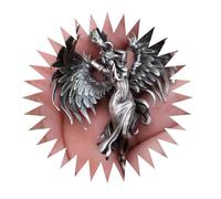 BISONBLUE Halsketten Anhänger Herren Schmuck Damen Kette Männer Frauen Kreatives Design Engel Anhänger Halskette Männer und Frauen Mode Trend Punk Street Accessoires