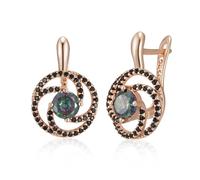 BISONBLUE Ohrringe Damen Ohrhänger Ohrstecker Modische Ausgefallene Tropfenohrringe Für Damen, Glänzend, Bunt, Natürlicher Zirkon, Zubehör H0261