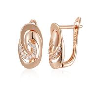 BISONBLUE Ohrringe Damen Ohrhänger Ohrstecker Modische Farbe Ohrringe Für Mädchen Mode Natürliche Zirkon Zubehör H1805