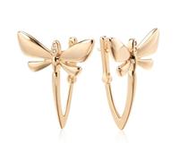 BISONBLUE Ohrringe Damen Ohrhänger Ohrstecker Modische Mode Glänzend Lange Tropfen Ohrringe Für Frauen Einfache Libelle Ohrringe H1111