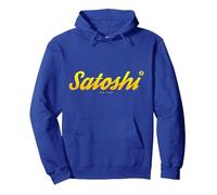 Bitcoin Satoshi Nakamoto Crypto BTC Pullover Hoodie, Unisex für Erwachsene, Königsblau, XXL