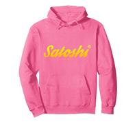 Bitcoin Satoshi Nakamoto Crypto BTC Pullover Hoodie, Unisex für Erwachsene, Leuchtendes Pink, XXL