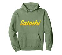 Bitcoin Satoshi Nakamoto Crypto BTC Pullover Hoodie, Unisex für Erwachsene, Salbeigrün, XXL