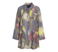 Bitte Kai Rand - Hemdbluse Yumi Flower grau bunt gemustert bunt - Gr. - M