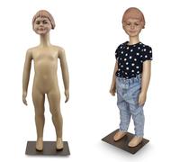 BITUXX Schaufensterpuppe Weiblich Mädchen Schaufensterfigur Mannequin Schneiderpuppe 360° beweglich 90cm