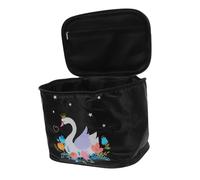 BIUDECO Faltbare Reisekosmetiktasche Groß Tragbarer Kulturbeutel mit Henkel Quadratischer Waschbeutel für Damen und Mädchen