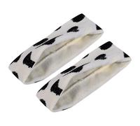 BIUDECO Modische Fitness Haarbänder 2 Stück-pack mit Schweißabsorbierenden Zebra Design aus Gestrickter Wolle Elastisch und Bequem für Yoga Laufen und Abschlussfeier