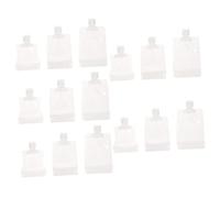 BIUDECO Reiselotion Tasche 15 Stück 30ml 50ml 100ml Transparent Lebensmittelechter Kunststoff Wiederverwendbar Kulturbeutel Für Reisen Und Kosmetik