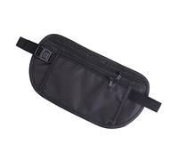 BIUDECO Schwarz Reisetasche Hüfttasche Geldgürtel Gürteltasche für Herren mit Verstellbarem Clip und Atmungsaktivem Netzrückenseite für Bargeld Ausweis Handy Etc Zufälliger Stil