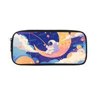 Biyejit Astronaut Federmäppchen Kinder Stift Tasche Pouch Kinder Schreibwaren Pinsel Organizer Kulturbeutel Briefpapier Tasche für Teenager Jungen Mädchen Zurück zu Schule Geschenk