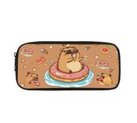 Biyejit Capibala Federmäppchen für Kinder, Kosmetik, Make-up, Münzen, Geldbörse für Damen, Kulturbeutel, Schreibwaren, Tasche für Teenager, Jungen, Mädchen, Geschenk zum Schulanfang