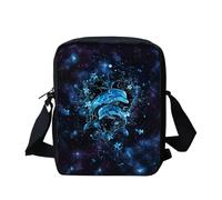 Biyejit Damen Herren Kuriertasche Kinder Crossbody Umhängetasche mit verstellbarem Riemen, seitliche Geldbörse, Münztasche für Handy, Reisepass, Wal