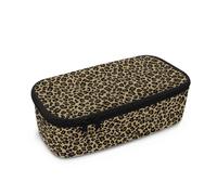 Biyejit Federmäppchen für Kinder, große Kapazität, Box mit Griff, tragbarer Schreibwarenpinsel-Organizer für Teenager, Jungen, Mädchen, braun, Einheitsgröße, Taschen-Organizer