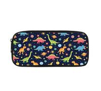 Biyejit Federmäppchen für Kinder, Schreibwaren, Pinsel-Organizer, Kulturbeutel, Schreibwarenbeutel, Dinosaurier, Einheitsgröße