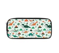 Biyejit Federmäppchen für Kinder, Schule, Büro, Klassenzimmer, Reisezubehör, Kulturbeutel, Schreibwarenbeutel, Dinosaurier, Einheitsgröße