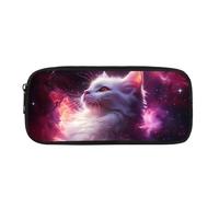 Biyejit Federmäppchen mit Katzenmotiv, für Kinder, Kosmetik, Make-up, Münzen, Geldbörse für Damen, Kulturbeutel, Schreibwaren, Tasche für Teenager, Jungen, Mädchen, Geschenk zum Schulanfang