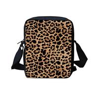 Biyejit Kuriertasche, Umhängetasche, Umhängetasche, Handbgas Sling Sling Satchel mit verstellbaren Trägern, leopard, Einheitsgröße