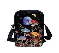 Biyejit Kuriertasche, Umhängetasche, Umhängetasche, Handbgas Sling Sling Satchel mit verstellbaren Trägern, Sternenpilz