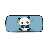 Biyejit Panda-Federmäppchen für Kinder, Kosmetik, Make-up, Münzen, Geldbörse für Damen, Kulturbeutel, Schreibwaren-Tasche für Teenager, Jungen, Mädchen, Geschenk zum Schulanfang