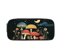 Biyejit Pilz-Federmäppchen für Kinder, Kosmetik, Make-up, Münzen, Geldbörse für Damen, Kulturbeutel, Schreibwaren-Tasche für Teenager, Jungen, Mädchen, Geschenk zum Schulanfang