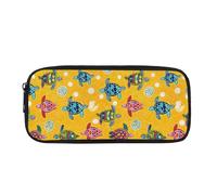 Biyejit Schildkröten-Federmäppchen für Kinder, Kosmetik, Make-up, Münzen, Geldbörse für Damen, Kulturbeutel, Schreibwaren-Tasche für Teenager, Jungen, Mädchen, Geschenk zum Schulanfang