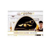 Bizak Harry Potter 64118350 Schlüsselanhänger, 3er-Pack, Verschiedene Modelle, mit hohem Detail, Deluxe-Etui von Harry Potter, Premium-Box mit Magnetverschluss