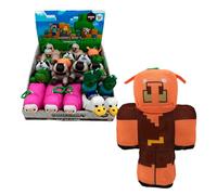 Bizak Minecraft Plüsch-Schlüsselanhänger, 13 cm, weiche Figur mit Ring für Rucksack oder Schlüssel, offizielles Sammelspielzeug (64110036-6)