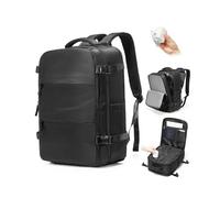 BJLFS Vakuum Rucksack Handgepäck mit Pumpe Ryanair Handgepäck 40x30x20 Vakuum Reiserucksack Damen Groß Airbag Rucksack mit Vakuumpumpe Laptop Rucksack 16 zoll Herren Carry on Luggage