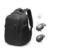 BJLFS Vakuum Rucksack Handgepäck mit Pumpe Ryanair Handgepäck 40x30x20 Vakuum Reiserucksack Damen Groß Airbag Rucksack mit Vakuumpumpe Laptop Rucksack 16 zoll Herren Carry on Luggage