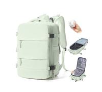 BJLFS Vakuum Rucksack Handgepäck mit Pumpe Ryanair Handgepäck 40x30x20 Vakuum Reiserucksack Damen Groß Airbag Rucksack mit Vakuumpumpe Laptop Rucksack 16 zoll Herren Carry on Luggage