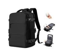 BJLFS Vakuum Rucksack Handgepäck mit Pumpe Ryanair Handgepäck 40x30x20 Vakuum Reiserucksack Damen Groß Airbag Rucksack mit Vakuumpumpe Laptop Rucksack 16 zoll Herren Carry on Luggage