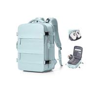 BJLFS Vakuum Rucksack Handgepäck mit Pumpe Ryanair Handgepäck 40x30x20 Vakuum Reiserucksack Damen Groß Airbag Rucksack mit Vakuumpumpe Laptop Rucksack 16 zoll Herren Carry on Luggage