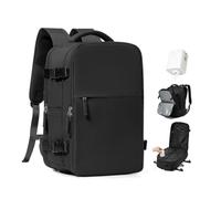BJLFS Vakuum Rucksack Handgepäck mit Pumpe Ryanair Handgepäck 40x30x20 Vakuum Reiserucksack Damen Groß Airbag Rucksack mit Vakuumpumpe Laptop Rucksack 16 zoll Herren Carry on Luggage