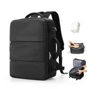 BJLFS Vakuum Rucksack Handgepäck mit Pumpe Ryanair Handgepäck 40x30x20 Vakuum Reiserucksack Damen Groß Airbag Rucksack mit Vakuumpumpe Laptop Rucksack 16 zoll Herren Carry on Luggage