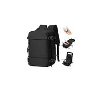 BJLFS Vakuum Rucksack Handgepäck mit Pumpe Ryanair Handgepäck 40x30x20 Vakuum Reiserucksack Damen Groß Airbag Rucksack mit Vakuumpumpe Laptop Rucksack 16 zoll Herren Carry on Luggage