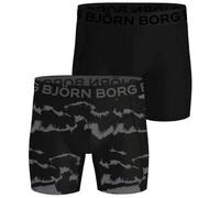 Björn Borg 2P Sports Lightweight Boxers Schwarz/Grau Polyester X-Large Herren
